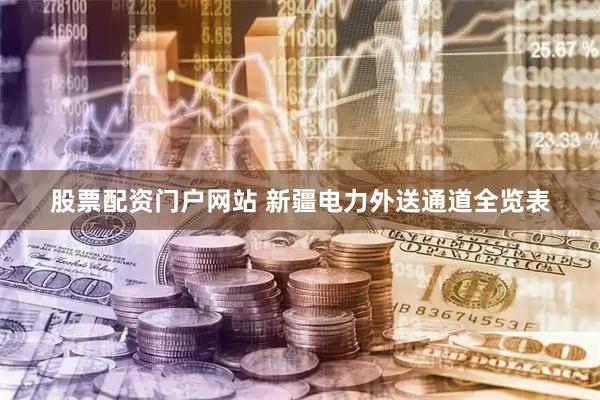股票配资门户网站 新疆电力外送通道全览表
